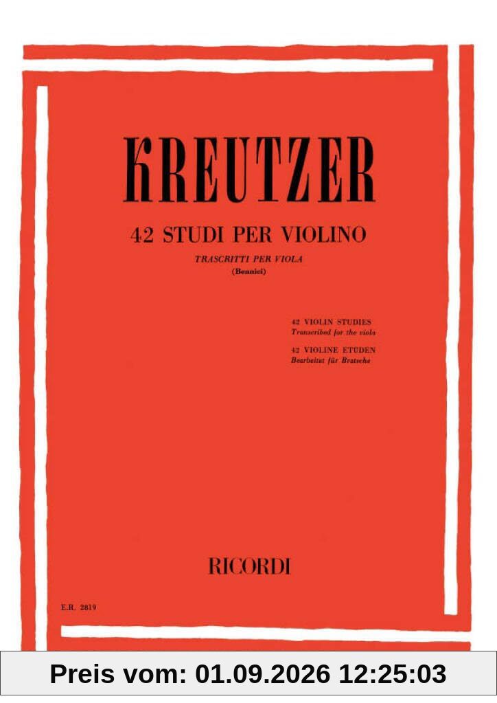 42 Studi Per Viola