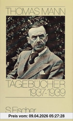 Thomas Mann, Tagebücher: Tagebücher 1937-1939