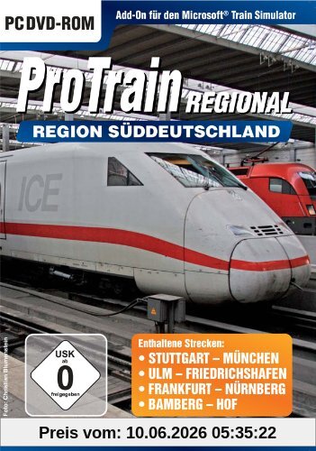 Train Simulator - ProTrain Regional: Süddeutschland (Add-On)