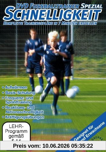 DVDFussballtrainer Spezial: Schnelligkeit Vol.1 / Neue Fußballübungen im Fußballtraining (DVD)