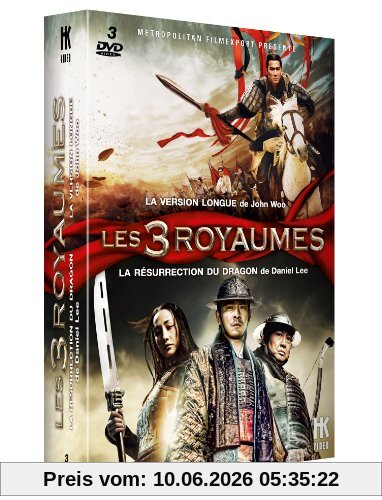 Coffret les 3 royaumes : les 3 royaumes version longue parties 1 et 2 ; les 3 royaumes, la résurrection du dragon [FR Import]