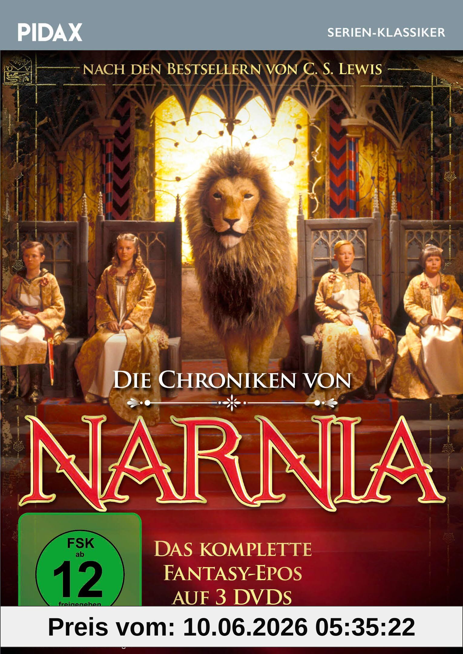 Die Chroniken von Narnia - Komplettbox / Das komplette und preisgekrönte Fantasy-Epos nach den Bestsellern von C. S. Lewis (Pidax Serien-Klassiker) [3 DVDs]