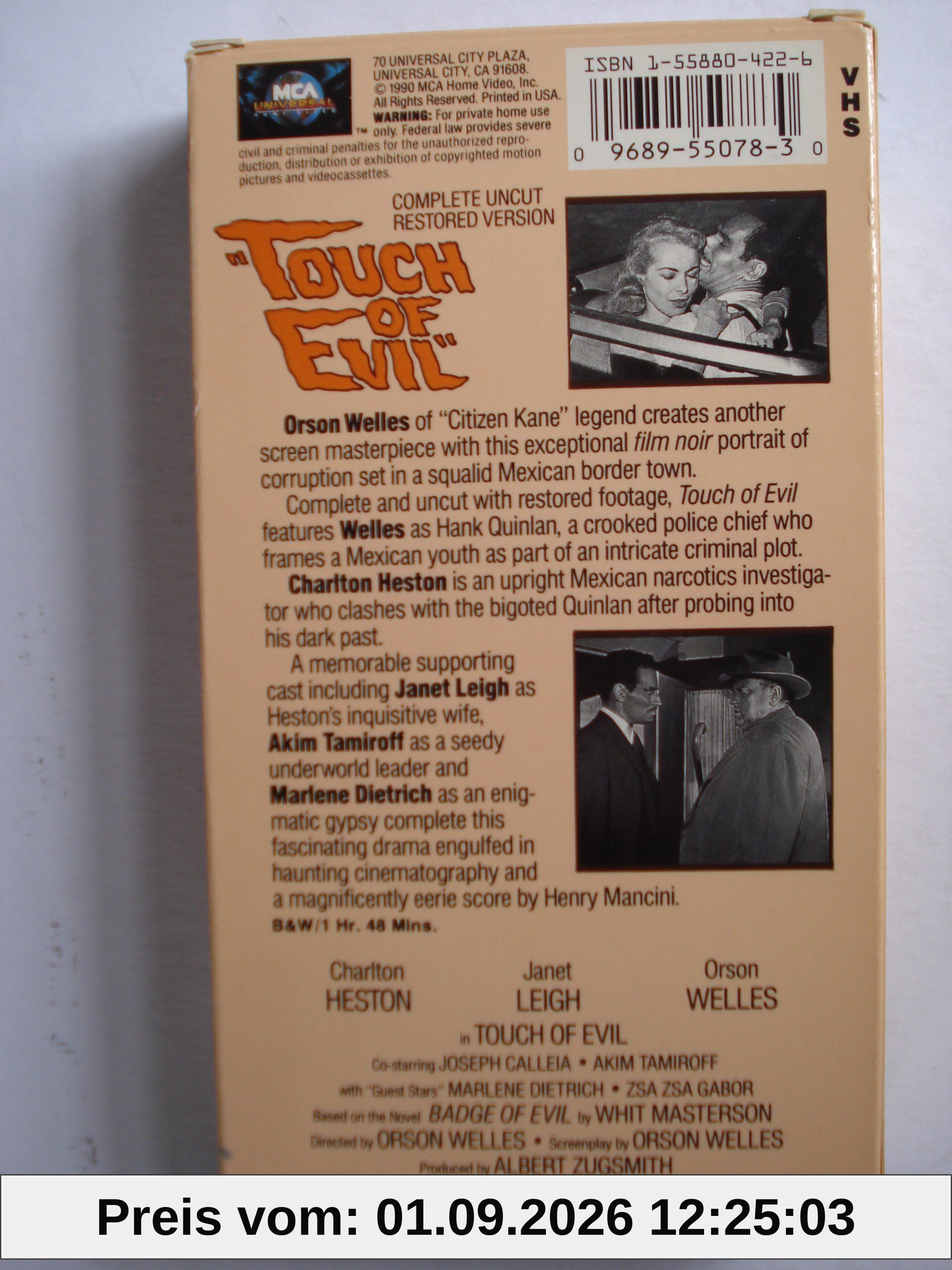 Touch of Evil [VHS]