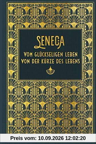 Vom glückseligen Leben / Von der Kürze des Lebens: Leinen mit Goldprägung