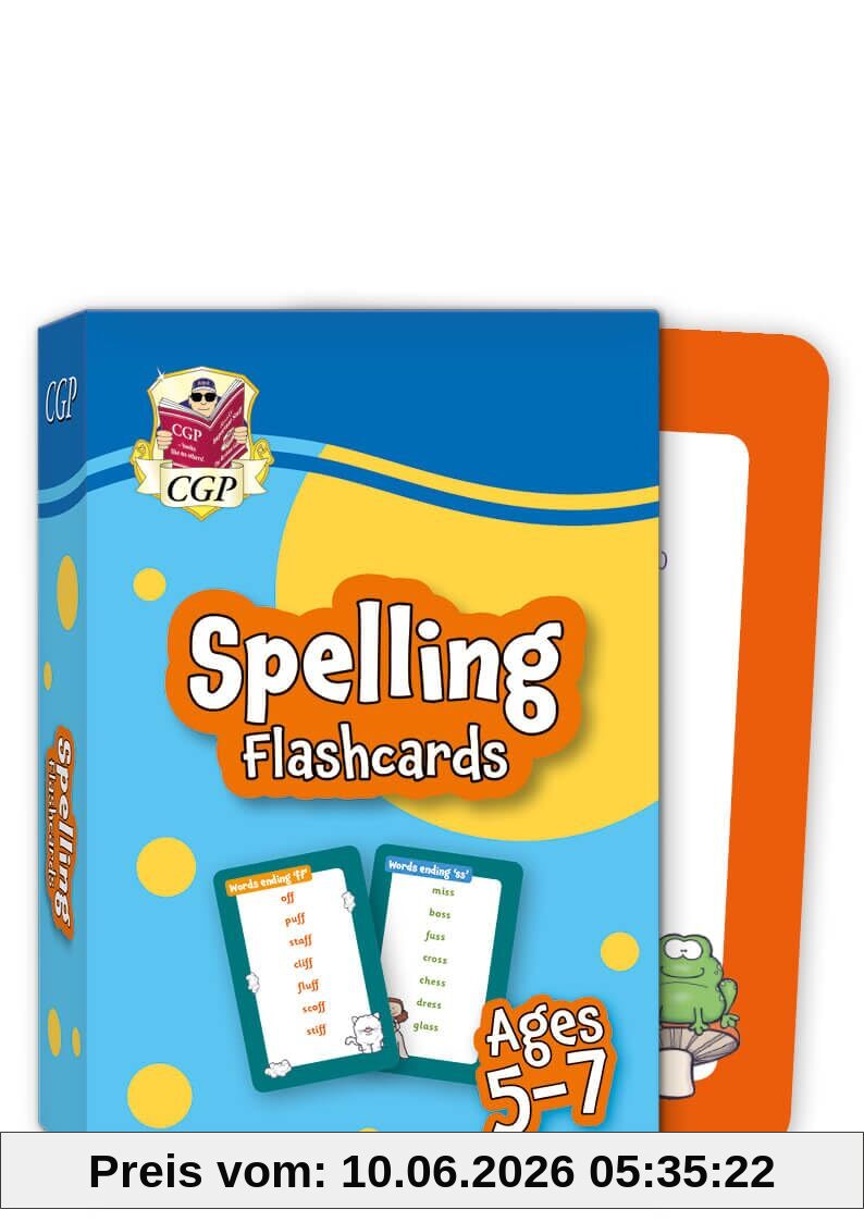 Spelling Flashcards for Ages 5-7 (CGP KS1 Activity Books and Cards)