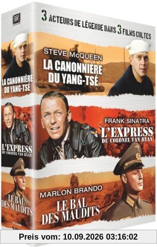 Acteurs de légende ; le bal des maudits ; la canonniere du yang-tse ; l 'express du colonel von ryan [FR Import]