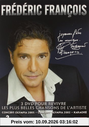 Frédéric François : Olympia 2002 / Olympia 2005 / Karaoké - Coffret 3 DVD [FR Import]