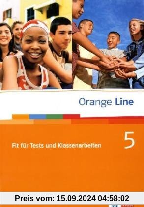 Orange Line / Fit für Tests und Klassenarbeiten Band 5: Arbeitsheft mit CD-ROM