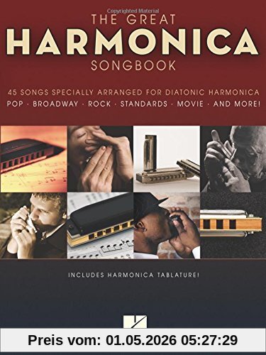 The Great Harmonica Songbook 45 Songs Arranged Diatonic Harm BK