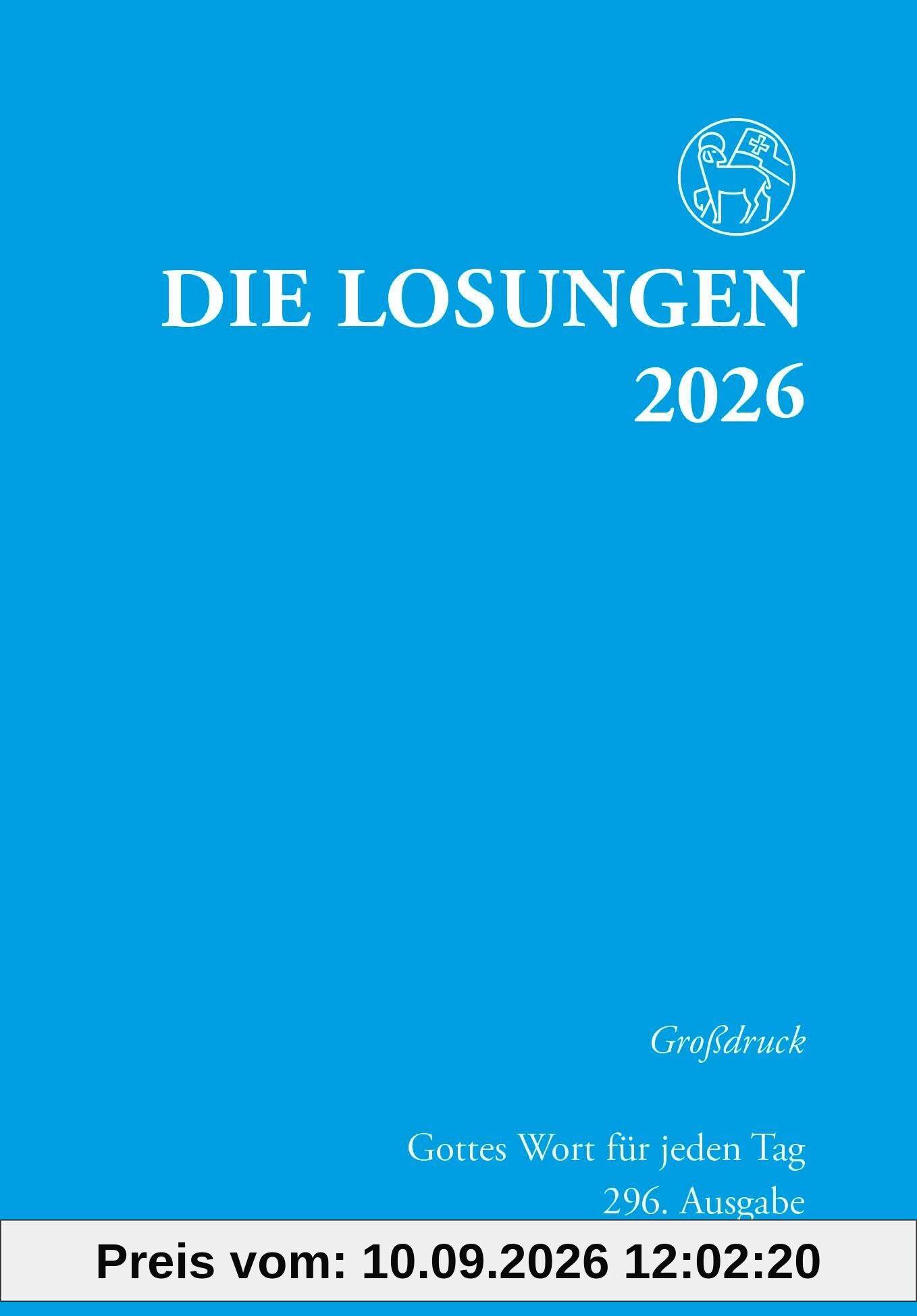 Losungen Deutschland 2026 / Die Losungen 2026: Grossdruck Softcover