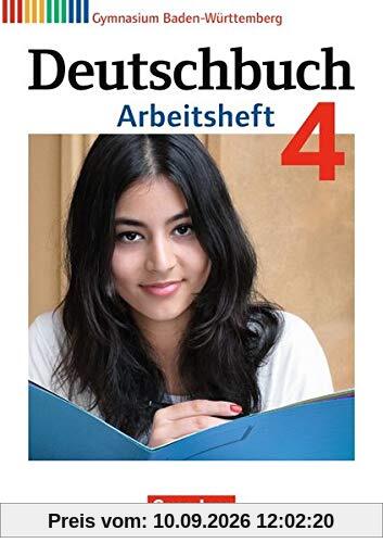 Deutschbuch Gymnasium - Baden-Württemberg Neubearbeitung und Bildungsplan 2016: Band 4: 8. Schuljahr - Arbeitsheft mit Lösungen