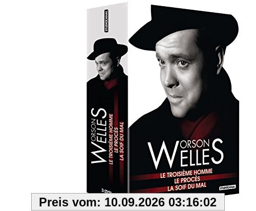Orson welles acteur : le procès ; le 3ème homme ; la soif du mal [FR Import]