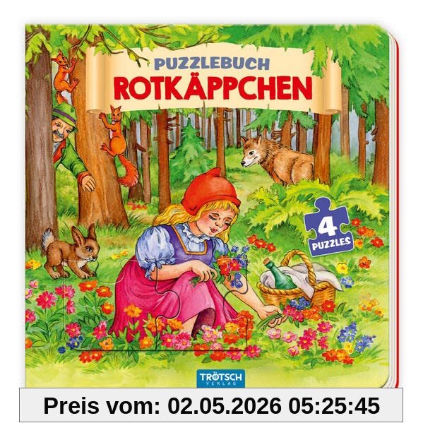 Trötsch Pappenbuch Puzzlebuch Rotkäppchen: Beschäftigungsbuch Entdeckerbuch Puzzlebuch