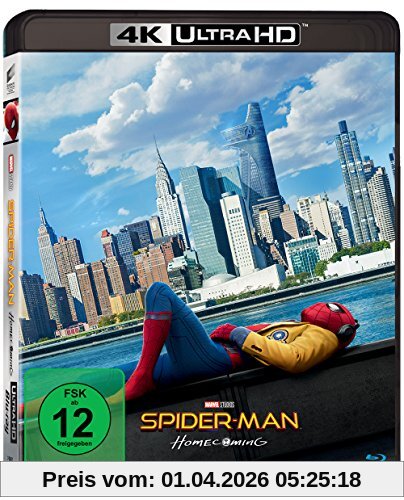 Spider-Man Homecoming [4K Ultra HD] [Blu-ray]