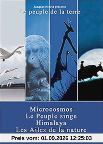 Coffret Le Peuple de la Terre 4 DVD : Les Ailes de la nature / Le Peuple singe / Microcosmos / Himalaya, l'enfance d'un chef