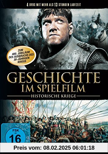 Geschichte im Spielfilm - Historische Kriege (4 DVDs)