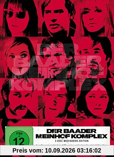 Der Baader Meinhof Komplex - Mediabook (Cover A) inkl. Langfassung & Black Box BRD [Blu-ray]