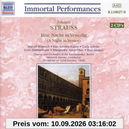 J. Strauß: Eine Nacht in Venedig (Gesamtaufnahme)(Live) (Aufnahme 22.01.1938)