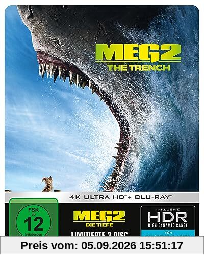 Meg 2: Die Tiefe - 4K UHD - Steelbook