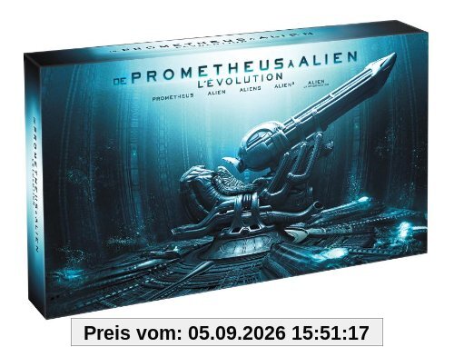 De Prometheus à Alien, l'évolution - Edition collector 9 disques [Blu-ray 3D]