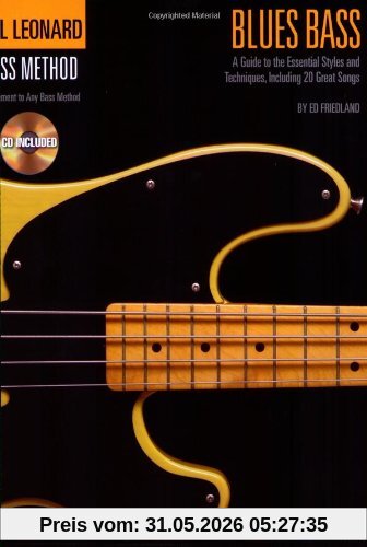 Various Hal Leonard Bass Method Blues Bass - A Guide To The Ess Styles Bk/Cd, A Guide To The Essential Styles And Techniques