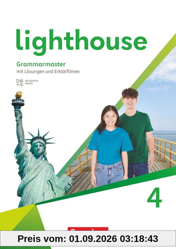 Lighthouse - General Edition - Band 4: 8. Schuljahr: Grammarmaster - Mit Lösungen und Erklärfilmen