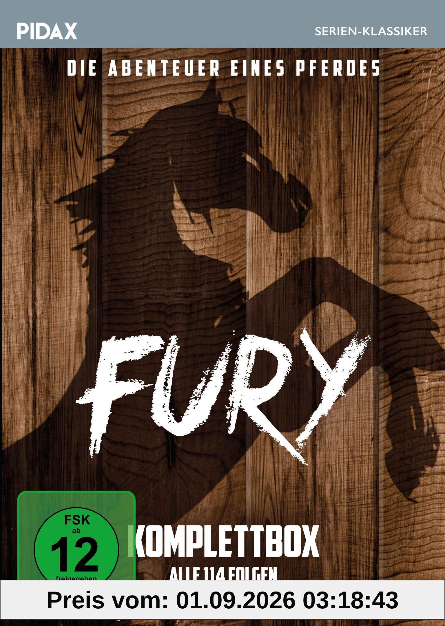 Fury - Komplettbox / Die komplette 114-teilige Kultserie in einer Box (Pidax Serien-Klassiker) [19 DVDs]