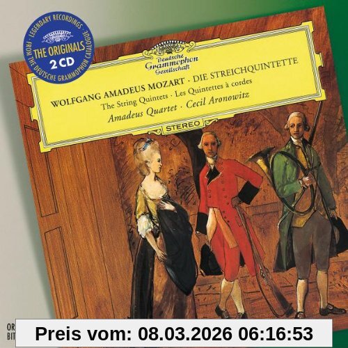 Amadeus Quartet Mozart, Die Streichquintette. Kv 174, 406, 515, 516, 593, 614