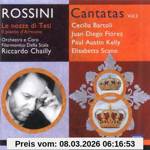 Cecilia Bartoli Rossini - Le Nozze Di Teti · Il Pianto D'Armonia (Cantatas, Vol. 2) / Bartoli · Flórez · Kelly · Scano · Chailly