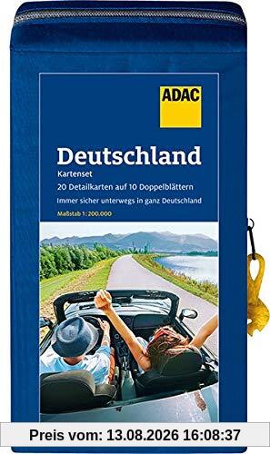 ADAC StraßenKarten Kartenset Deutschland 2021/2022 1:200.000: 20 Detailkarten auf 10 Doppelblättern (ADAC KartenSet Deutschland)