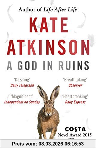 Kate Atkinson A God In Ruins, Costa Novel Award Winner 2015