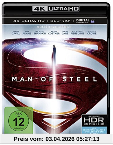 Man of Steel  (4K Ultra HD) (+ Blu-ray)