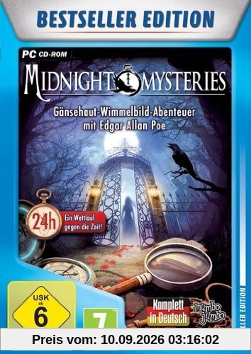 Midnight Mysteries: Gänsehaut Wimmelbild Abenteuer mit Edgar Allan Poe [Bestseller Edtion]