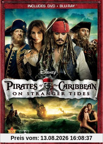 Pirates of the Caribbean: On Stranger Tides (Two-Disc Blu-ray / DVD Combo in DVD Packaging)