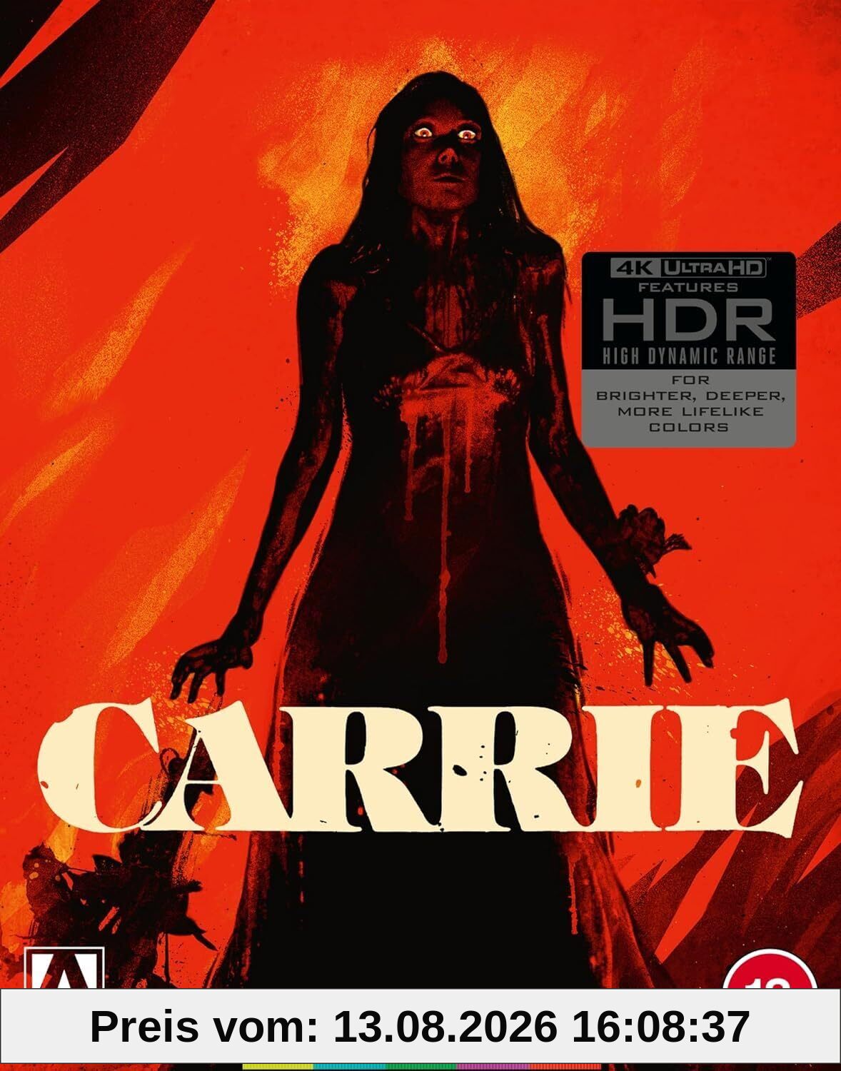Arrow Video Carrie Limited Edition 4K UHD [Blu-ray] [Region Free]