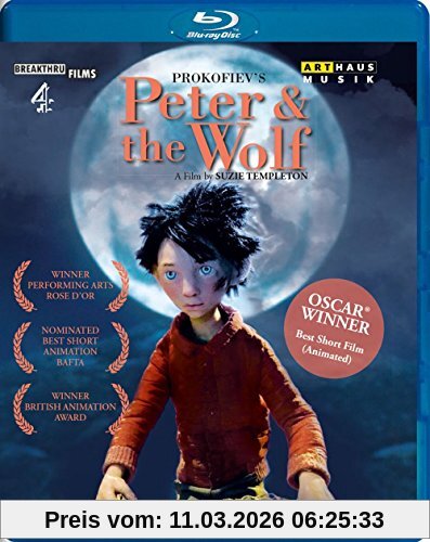 Suzie Templeton Prokofievs Peter & Der Wolf (Animationsfilm) [Blu-ray]