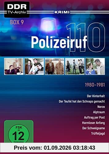 Polizeiruf 110 - Box 9 (DDR TV-Archiv) mit Sammelrücken [4 DVDs]