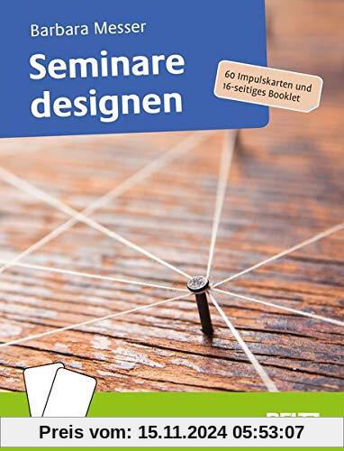 Seminare designen: 60 Impulskarten und 20-seitiges Booklet