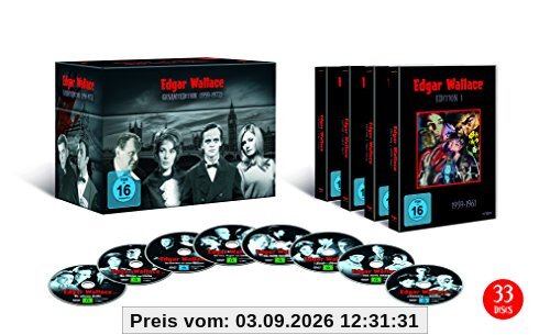 Edgar Wallace Gesamtedition (1959-1972) [33 DVDs]