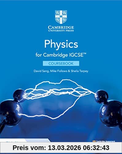 David Sang Cambridge Igcse(tm) Physics Coursebook With Digital Access (2 Years) (Cambridge International Igcse)