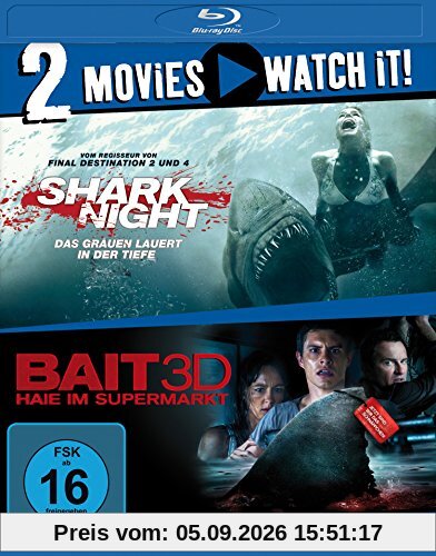 Shark Night 3D/Bait 3D [3D Blu-ray]