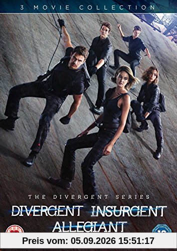Divergent/Insurgent/Allegiant [DVD] [2016] UK-Import