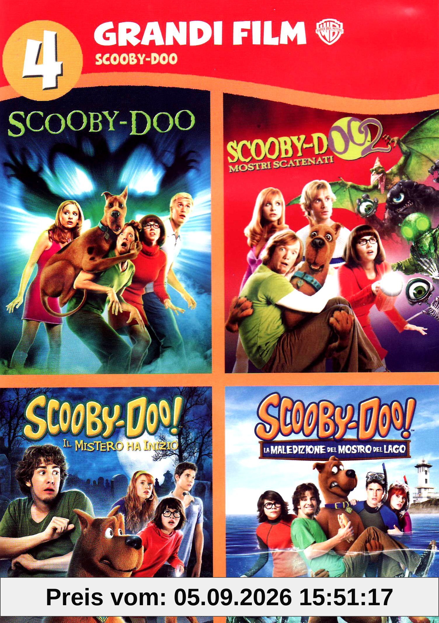 4 grandi film - Scooby-Doo [4 DVDs] [IT Import]