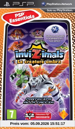 PSP ESSENTIALS INVIZIMALS: LE CREATURE OMBRA