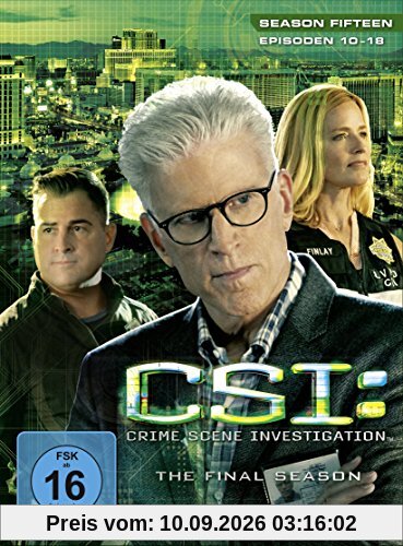 CSI: Crime Scene Investigation - Season 15.2 [3 DVDs]