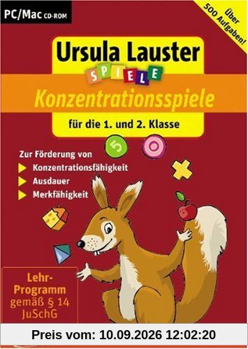 Ursula Lauster: Neue Konzentrationsspiele für die 1 und 2. Klasse