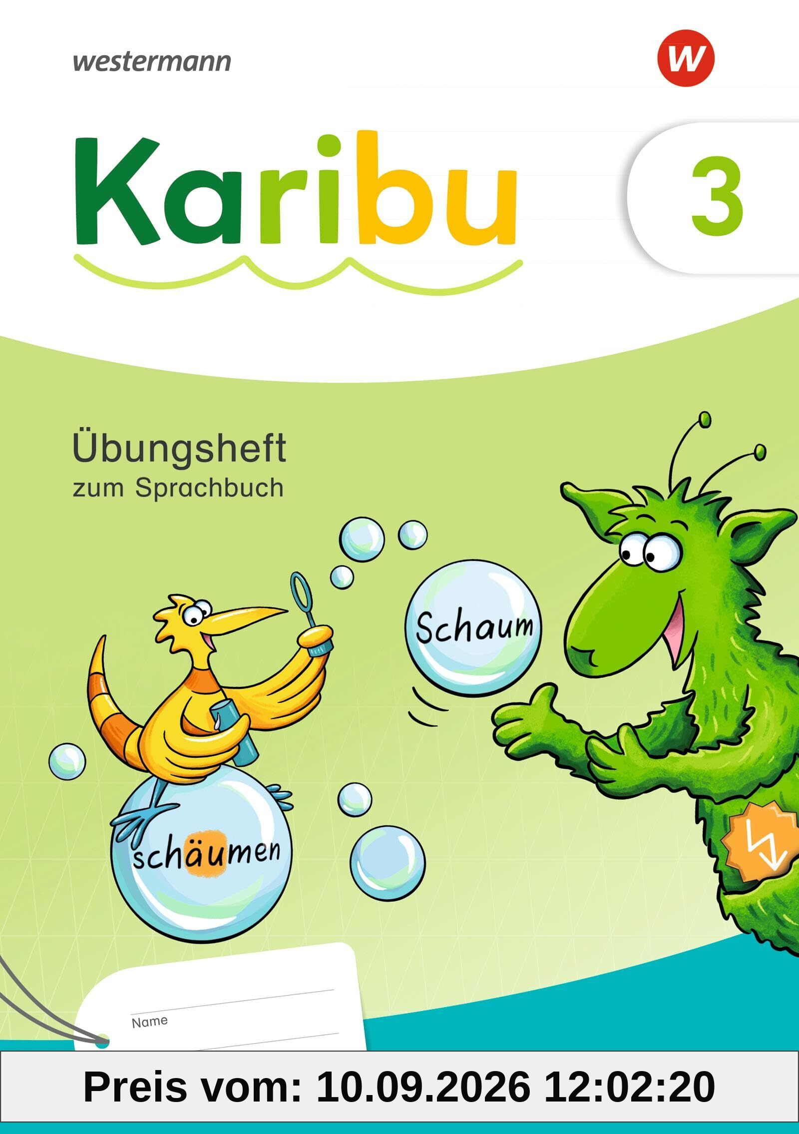 Karibu - Ausgabe 2024: Übungsheft 3 zum Sprachbuch