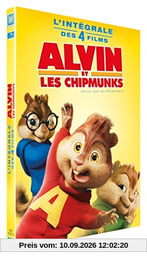 Coffret alvin et les chipmunks 4 films : alvin et les chipmunks 1 à 3 ; à fond la caisse [FR Import]