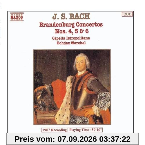 Bach: Brandenburgische Konzerte 4-6 Warchal