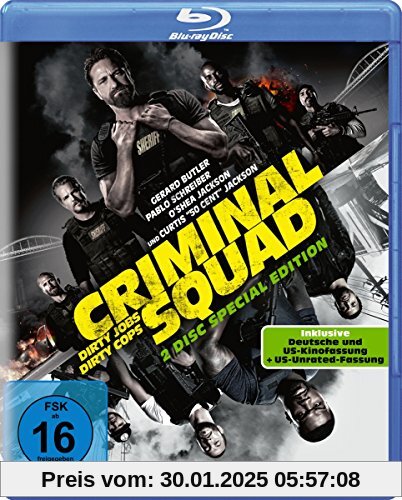 Criminal Squad (2-Disc-Blu-ray incl. dt. und US-Kinofassung & US Unrated Fassung) [Blu-ray]